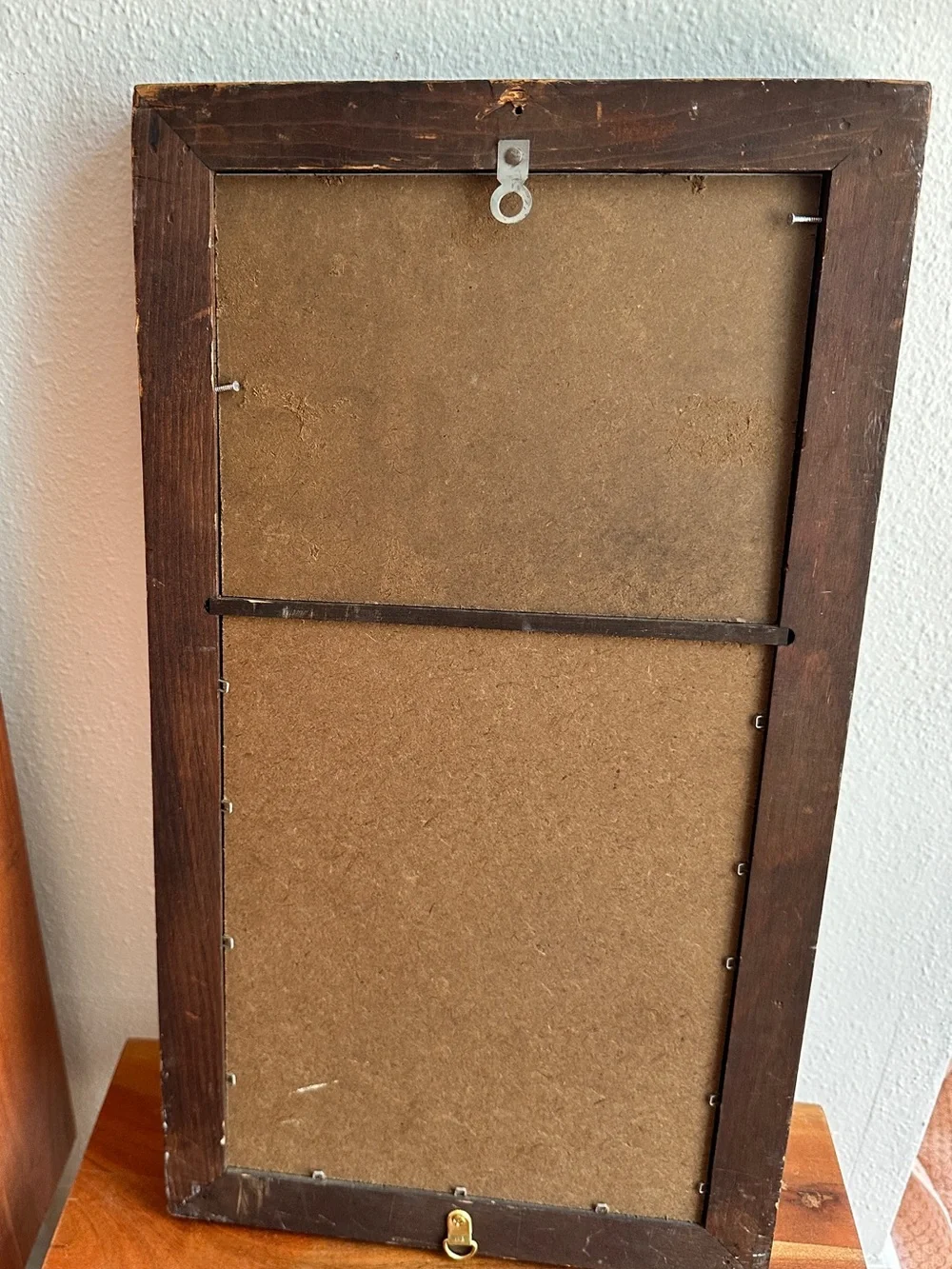 Vintage Wood Frame Mirror
